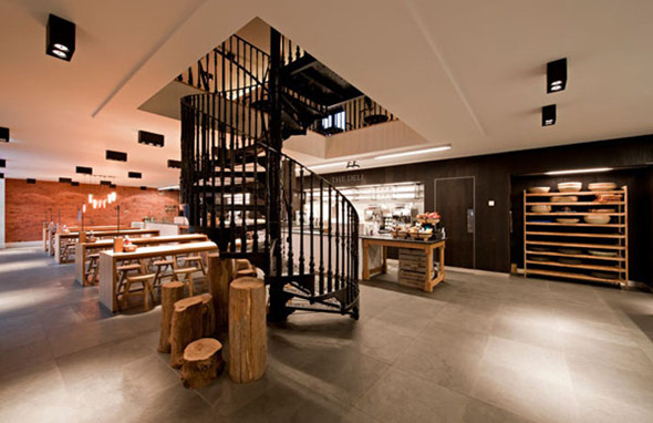 餐厅装修设计，完美结合咖啡店与西餐厅